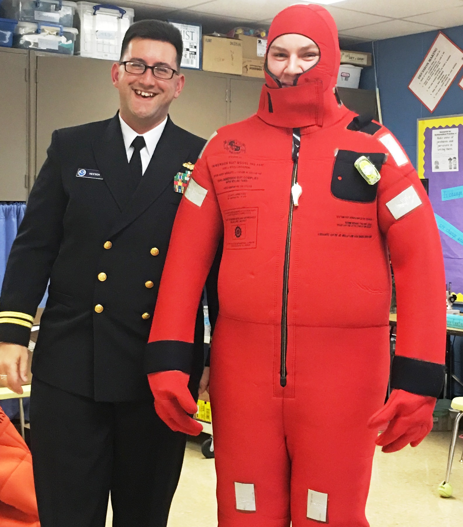 Heesch and Gumby suit NOAA Teacher at Sea Blog
